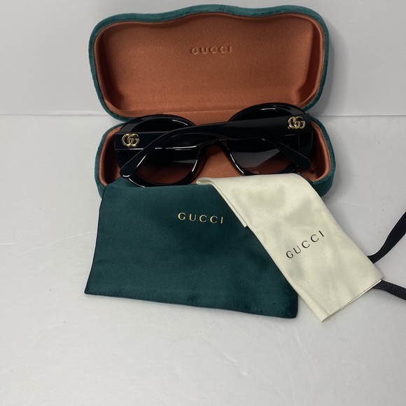 Authentic- 💯 NEW Gucci GG 0712S 002 2020 Women Sunglasses - Picture 11 of 14